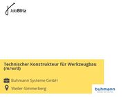 Technischer Konstrukteur für Werkzeugbau (m/w/d) - Weiler-Simmerberg