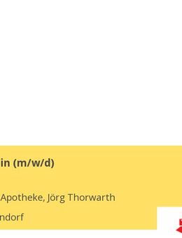 Apotheker/in (m/w/d) - Stadtallendorf