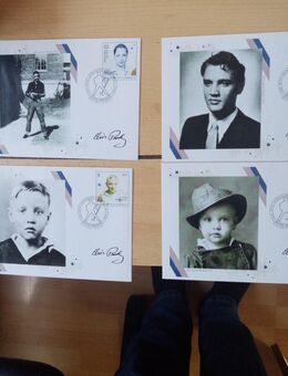 elvis markenbogen und 4 briefe - Neumünster Innenstadt