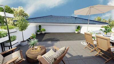 Der KfW-Zuschuss gehört Ihnen! - Neue 2-Zi-Wohnung mit riesiger und nicht einsehbarer Dachterrasse