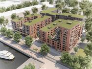 3 Zimmer Neubauwohnung mit Süd Terrasse, Balkon mit seitlicher Wasserlage - Kiel