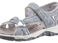 Rieker Riemchensandale, Sommerschuh, Sandalette, Keilabsatz, in Used-Optik