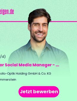 Senior Social Media Manager - DACH (m/w/d) - (befristet auf 2 Jahre) - Kammerstein