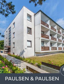 Schöne 2-Zimmer-Wohnung mit Stellplatz in zentraler und strandnaher Lage von Westerland - Sylt