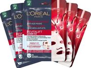 L'ORÉAL PARIS Gesichtsmaske Set: 5x Revitalift Laser Tuchmasken, mit hoher Wirksamkeit