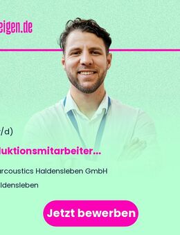 Produktionsmitarbeiter (m/w/d) - Haldensleben