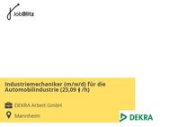 Industriemechaniker (m/w/d) für die Automobilindustrie (23,09/h) - Mannheim