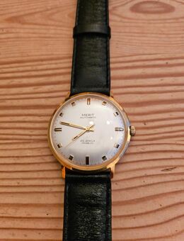 Merit Automatik Uhr. Baujahr 1968, Deutschland, top Zustand - Blomesche Wildnis