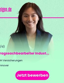 Vertragssachbearbeiter (m/w/d) Industrielle Sachversicherungen - Hannover
