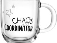 LEONARDO Tasse BEcher "CHAOS COORDINATOR", 4er-Set, UFFICIO, Glas, spülmaschinengeeignet