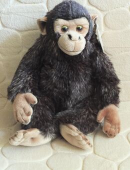 Nicotoy Kuscheltier - Affe sitzend Stofftier * Neu mit Etikett - Weinheim Zentrum