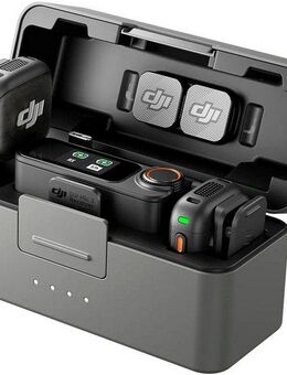 DJI Mikrofon Mic 3 (2 Sender + 1 Empfänger + Ladeschale) (Set)