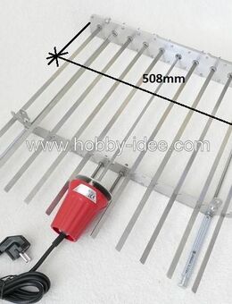 Spießdreher, Mangal, Spießantrieb, Spieße, Schaschlik, Grill, BBQ, Garten Drehspieß Weber Spiessaufsatz - Renningen