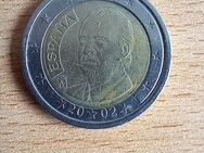 2 Euro Münze Spanien Espana 2002 - Bi-Metall mit dem Motiv König Juan Carlos - Bad Wörishofen
