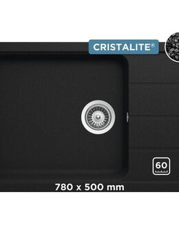 Schock Granitspüle Formhaus D-100LS, eckig, 78/50 cm, für kleine Küchen