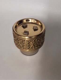 alter Kerzenhalter - aus Messing Jugendstil von Erhard und Söhne - aus den 60ziger Jahren - Diessenhofen