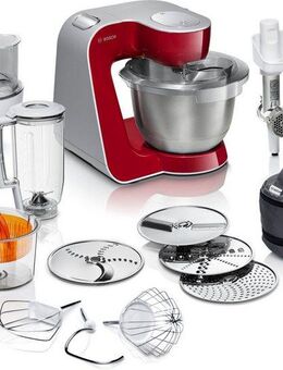 BOSCH Küchenmaschine MUM5 Styline MUM56740, 900 W, 3,9 l Schüssel, Schüssel 3,9l Edelstahl, spülm.fest, 4 Scheiben, 3 Rührwerkzeuge