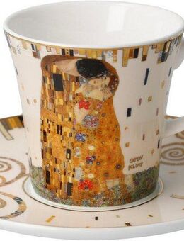 Goebel Becher Der Kuss, Fine China-Porzellan, von Gustav Klimt