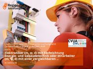 Elektroniker (m, w, d) mit Fachrichtung Energie- und Gebäudetechnik oder Mitarbeiter (m, w, d) mit einer vergleichbaren elektrotechnischen Qualifikation - Detmold