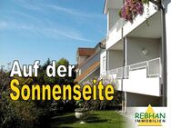 R E S E R V I E R T - gemütliche 2-Zi-Wohnung mit großem Südbalkon und 72 m² Wohnfläche, nur 4 km südl. v. Bamberg - Stegaurach