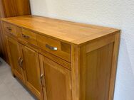 Sideboard Kommode mit drei Schubladen Massivholz Eiche - Delmenhorst