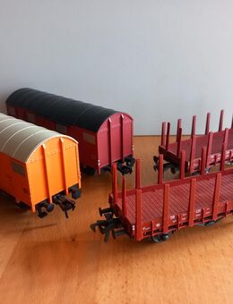 Fleischmann H0 - 4er-Konvolut Güterwaggons in tadellosem Zustand - Gelsenkirchen Buer