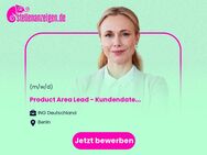 Product Area Lead - Kundendaten (w/m/d) - Berlin