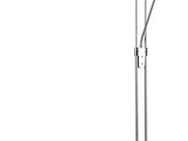 Reality Leuchten LED Stehlampe Orson, Dimmer, Lesearm, LED fest integriert, Warmweiß, Getrennt schaltbar,integrierter Dimmer,Memory Funktion