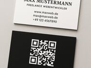 ✨ Professionelle Visitenkarten-Designs nach Maß – 3 kreative Entwürfe zur Auswahl - Düsseldorf