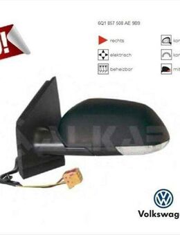 AUSSENSPIEGEL RECHTS ELEK BEH BLINKER VW POLO 9N 6Q1857508AE9B9 - Dortmund Wickede