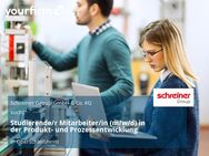 Studierende/r Mitarbeiter/in (m/w/d) in der Produkt- und Prozessentwicklung - Oberschleißheim