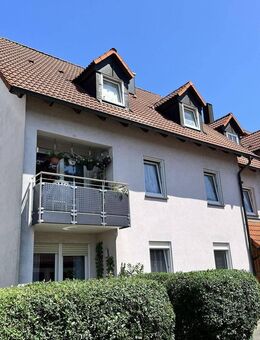 Klein aber fein... sofort beziehbare 2 Zimmer-Eigentumswohnung mit Keller und Kfz-Stellplatz in stadtnaher Siedlungslage - Haßfurt