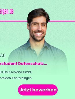 Werkstudent Datenschutz (w/m/d) - Leinfelden-Echterdingen