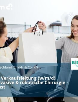 Regionale Verkaufsleitung (w/m/d) Minimalinvasive & robotische Chirurgie - Region West - Melsungen
