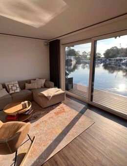 LUXUS Hausboot - 3 Etagen - 100m² Wohnen + 120 m² SONNENTERRASSE - Kamin, Kino, komplett individuell - Berlin