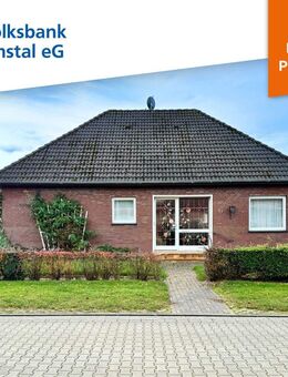 Hier steckt mehr drin: Bungalow mit Wintergarten und 617 m² großem Eigentumsgrundstück in Dersum! - Dersum