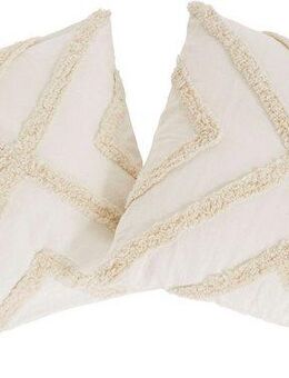 LeGer Home by Lena Gercke Dekokissen Sidonie, 2-er Set, Hoch-Tief Design, Kissenhüllen ohne Füllung, zwei Größen