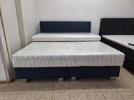 Jetzt Neu Boxspringbett Blau in 180X200 in H3 und mit KS Matratze - Wiesmoor