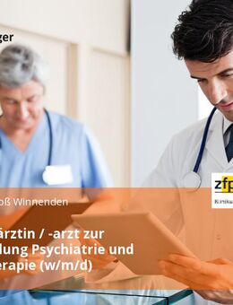 Assistenzärztin / -arzt zur Weiterbildung Psychiatrie und Psychotherapie (w/m/d) - Winnenden