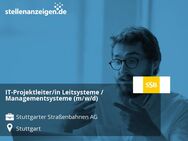 IT-Projektleiter/in Leitsysteme / Managementsysteme (m/w/d) - Stuttgart