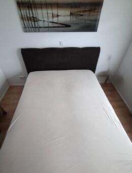 Boxspringbett "Heaven" 160x200 cm braun Stoff Matratzen Topper - Mülheim (Ruhr)