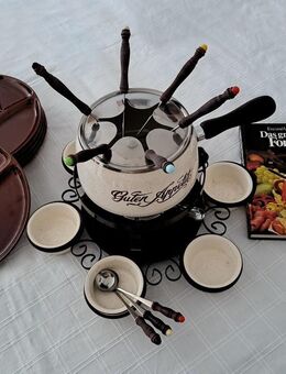 Fondue-Service für sechs Personen - Weingarten
