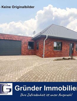 Provisionsfrei für Käufer: Neubau - Exklusiver Winkelwalmdachbungalow in toller Sackgassenlage! - Heede (Niedersachsen)