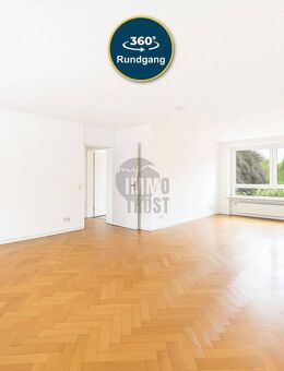 LICHTDURCHFLUTETE WOHNUNG MIT BALKON, PARKETT, EINBAUKÜCHE UND GARTENZUGANG - Bremerhaven