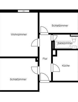 Schöne, geräumige 3-Zimmer Wohnung mit Balkon!! - Langelsheim