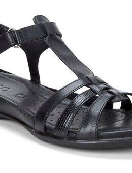 Ecco FLASH Riemchensandale, Sommerschuh, Sandalette, Klettschuh, im Metallic-Look