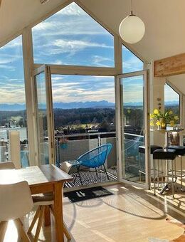 Starnberg-Söcking: 3 Zi. DG-Whg. mit fantastischen Bergblick! - Starnberg