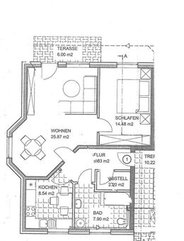 2-Raumwohnung in ruhiger Lage - Callenberg