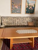 Wohnzimmersitzgarnitur mit verstellb. Sessel und Tisch in 89233