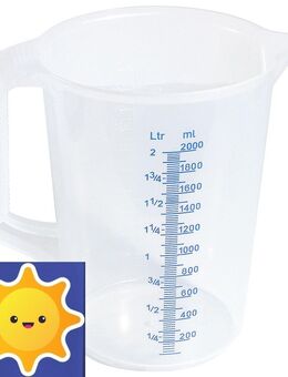 Messbecher mit Skala für bis 2 L NEUWARE wie im Bild - Ravensburg Zentrum